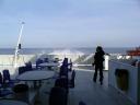 The sun deck on the Sjllands Odde to Ebeltoft fast ferry