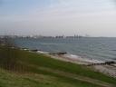 The Bay of Aarhus as seen from Hotel Marselis (morning, 25 April)