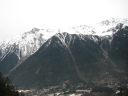 P vej ned mod Chamonix