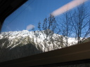 Udsigt fra Mont-Blanc Express