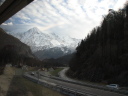 Udsigt fra Mont-Blanc Express