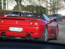 Det er ikke hver dag, man bliver overhalet af en Ferrari F355 Spider p Frederikssundvej
