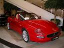 Maserati car for sale in hotel lobby